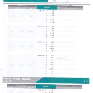 Autoperforantes cabeza hexagonal