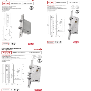 Cerraduras y cerrojos para exterior pesados
