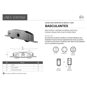 Regulables y basculantes