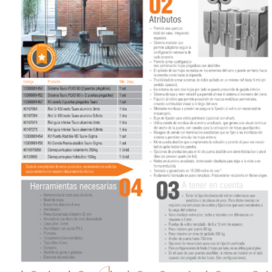 Sigma-tauro plegable(Puertas divisorias de vidrio)